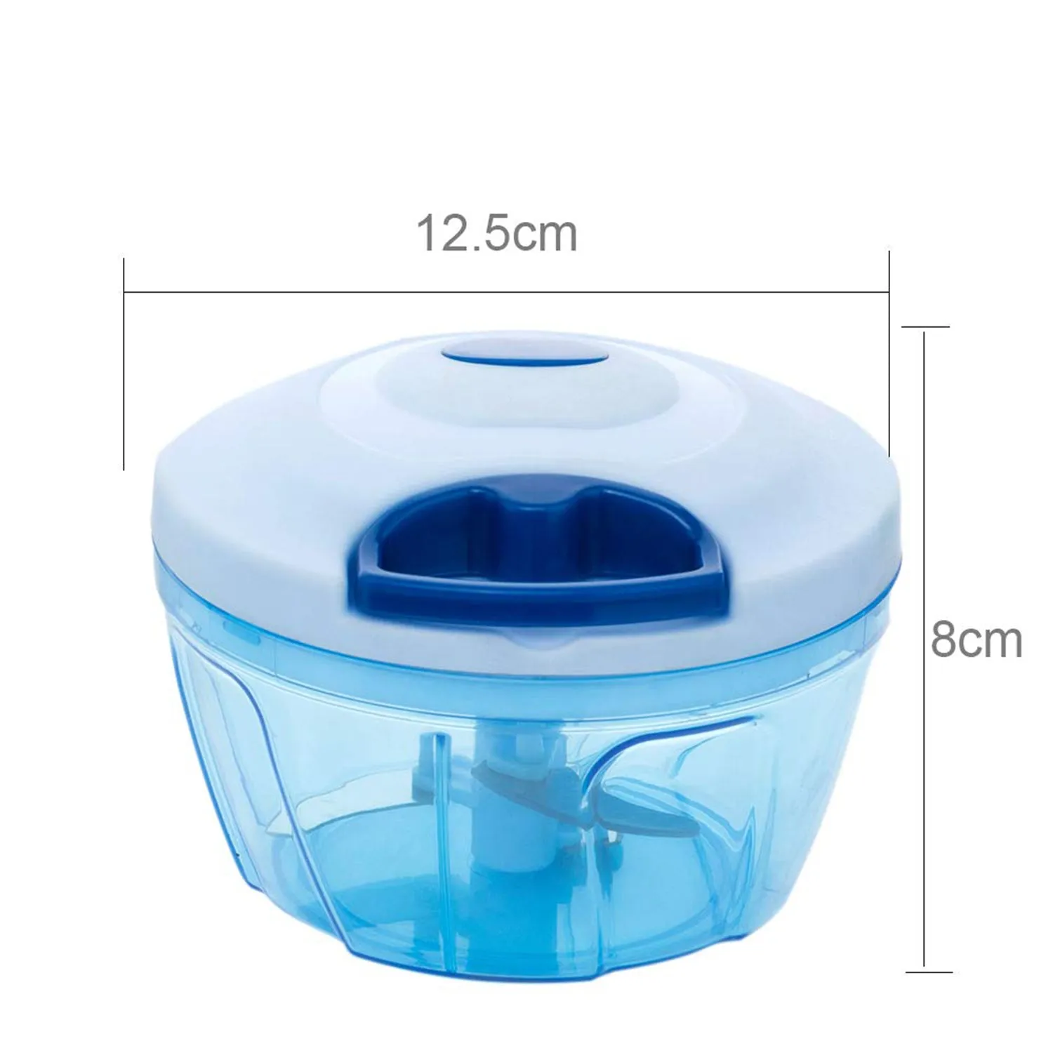 0080 V Atm Blue 450 ML Chopper widely used in all types of household kitchen purposes for chopping and cutting of various kinds of fruits and vegetables etc.