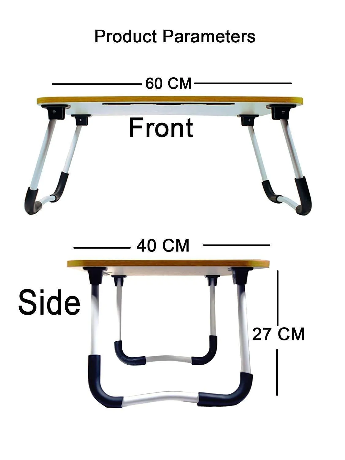 1090 Multipurpose Foldable Laptop Table (Multicolour))