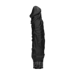 9.5-inch Shots Black Realistic Penis Dildo with Vein Details