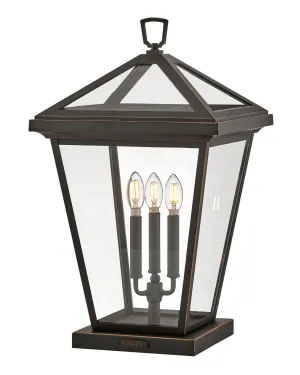 Alford Place LED Pier Mount Lantern in Oil Rubbed Bronze