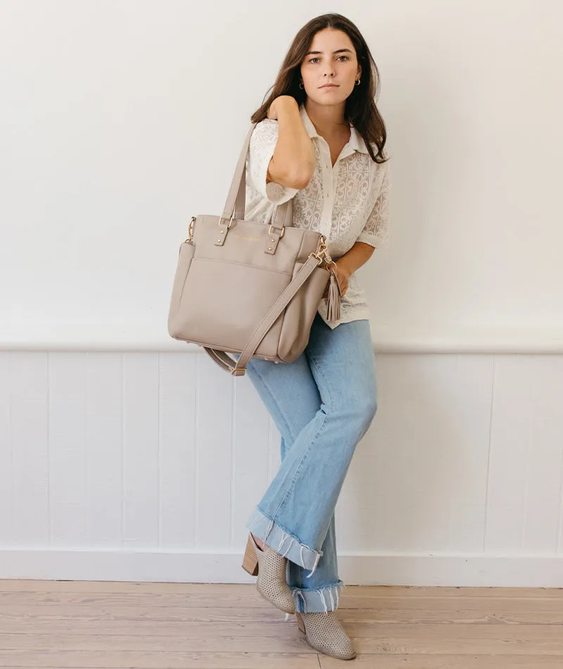 Carina Tote Bag - Taupe