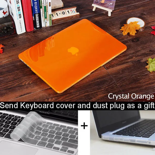 Carry360 New Crystal Matte case For Apple mac book Air Pro Retina 11 12 13 15 Laptop Bag for Macbook Air 13 Case Cover