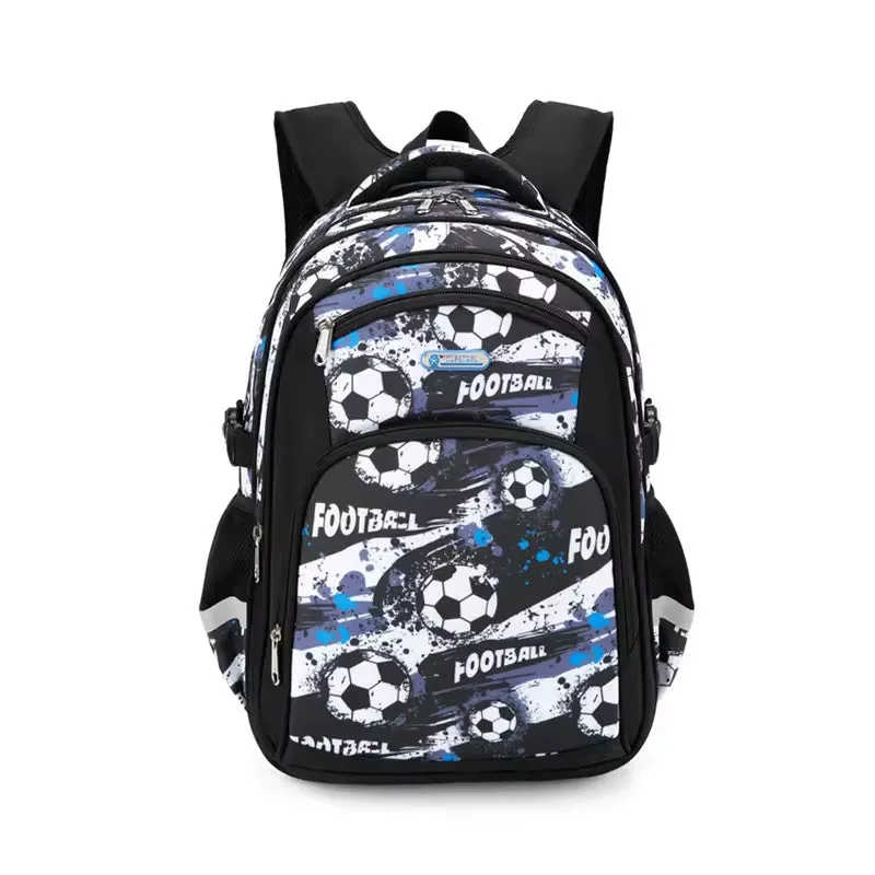 Champ’s Choice Football Print School Bag - Waterproof, Large Capacity Backpack