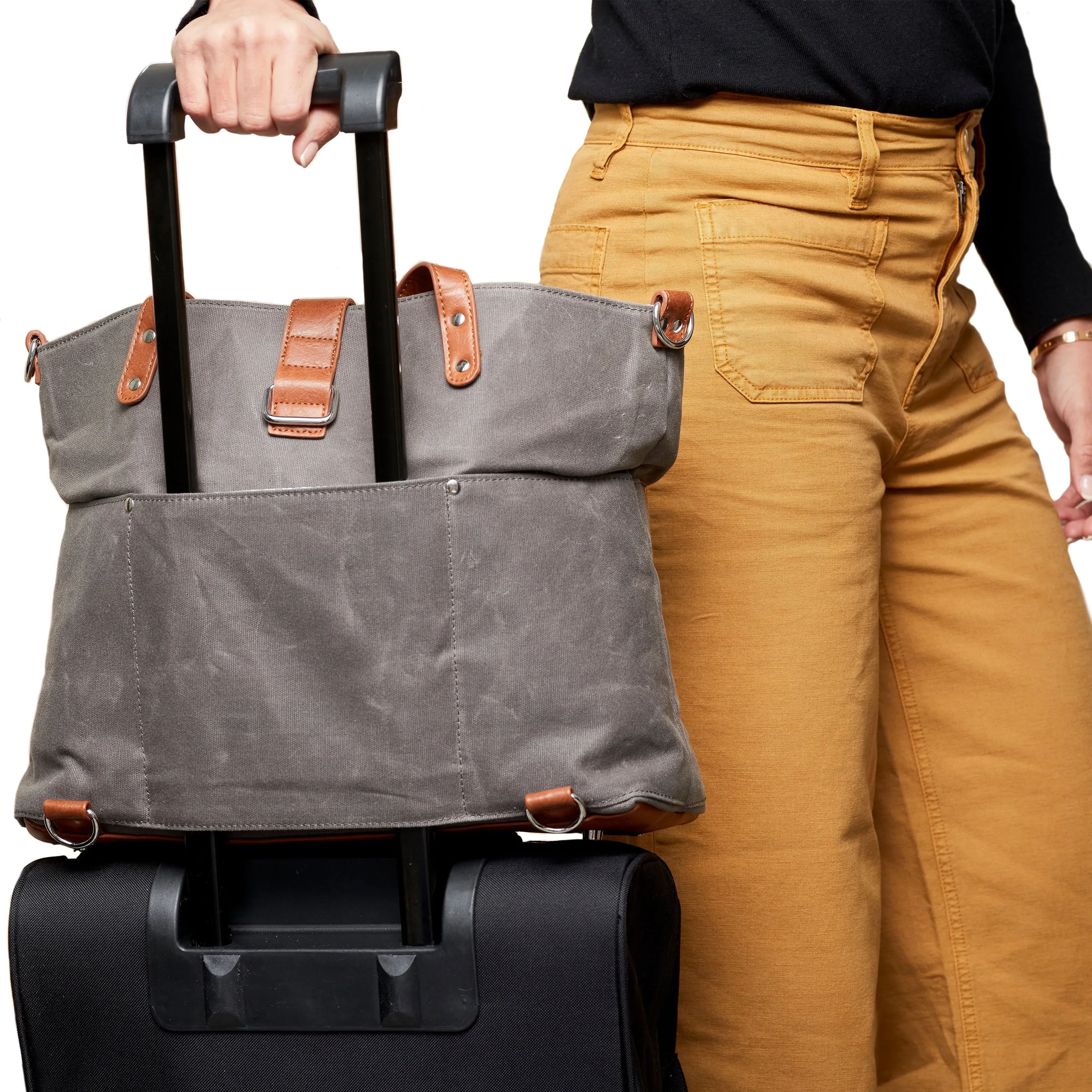 Grey Everyday CarryAll Tote Bag: Sophistication Meets Practicality