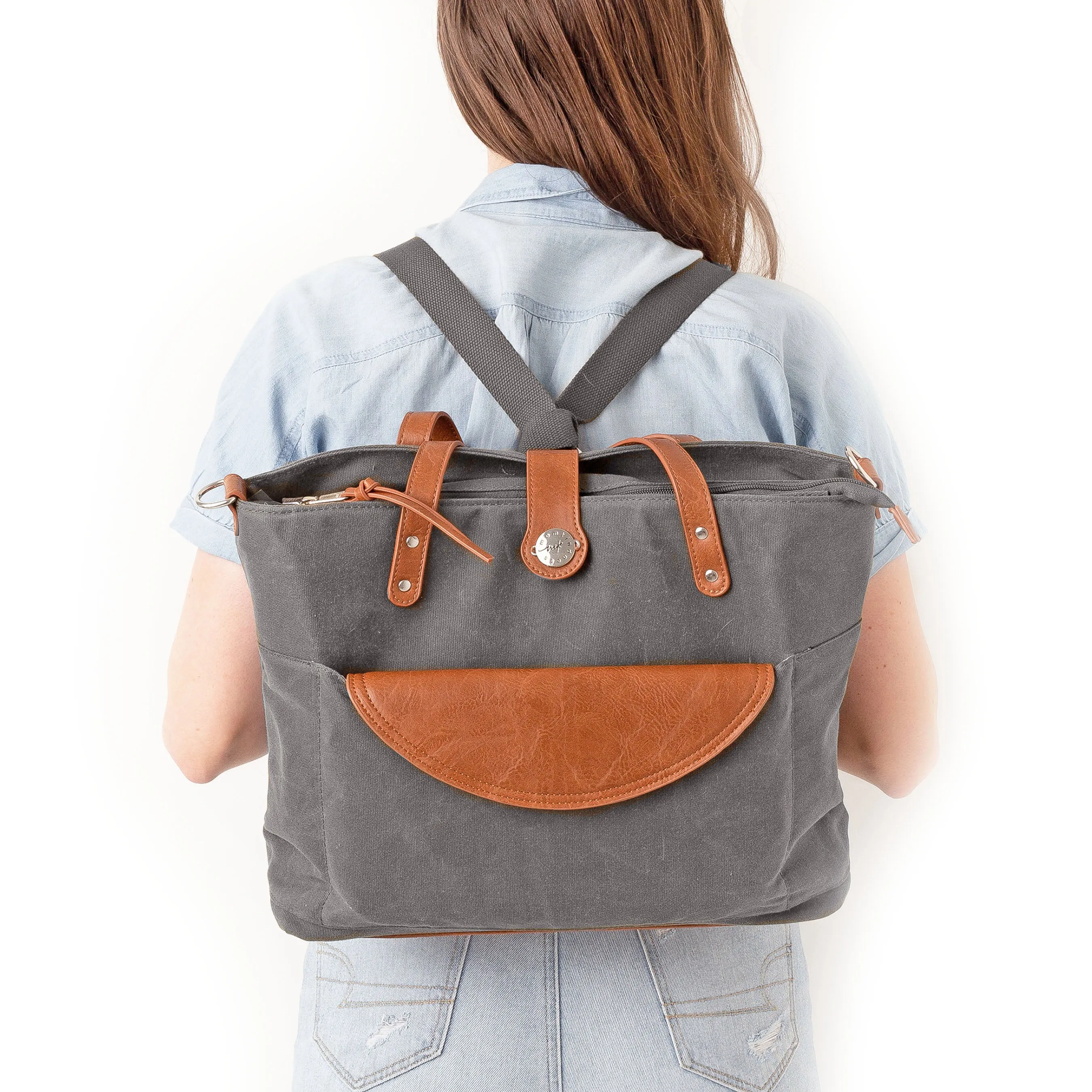 Grey Everyday CarryAll Tote Bag: Sophistication Meets Practicality