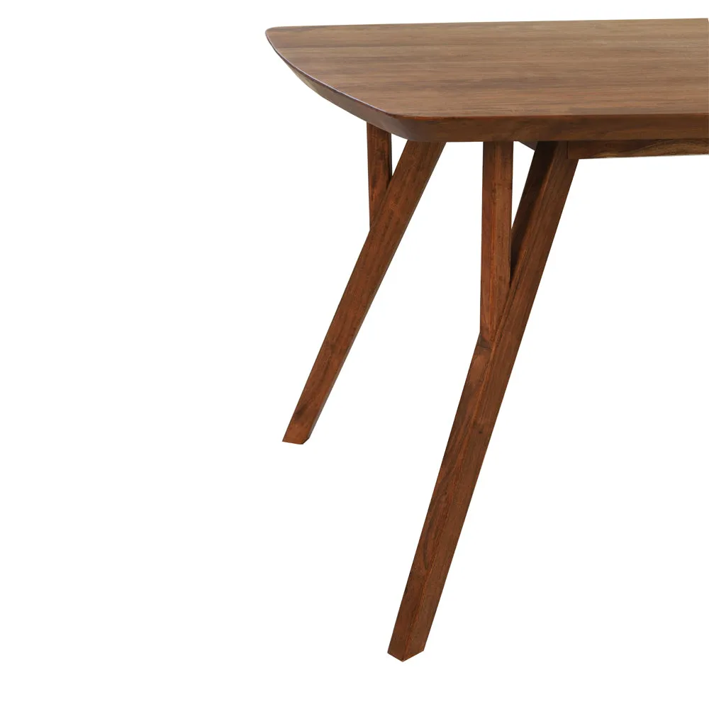 Light & Living Quenza Dining Table in Brown Acacia Wood – 220cm