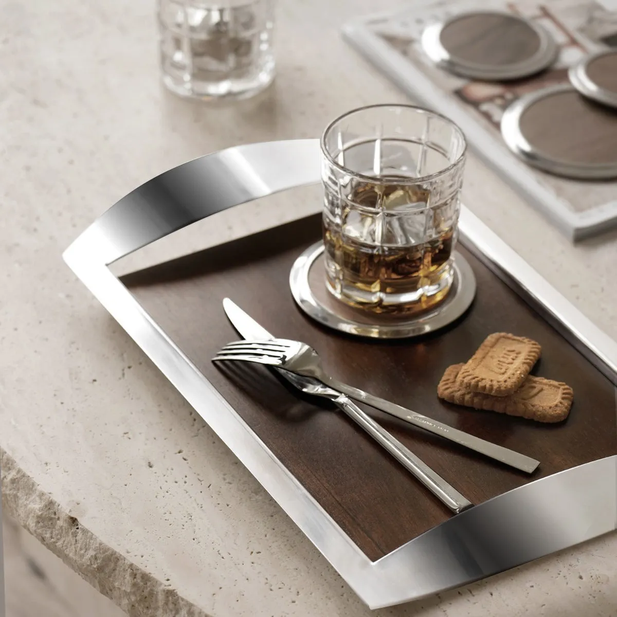 Luxury Walnut Wood Tray