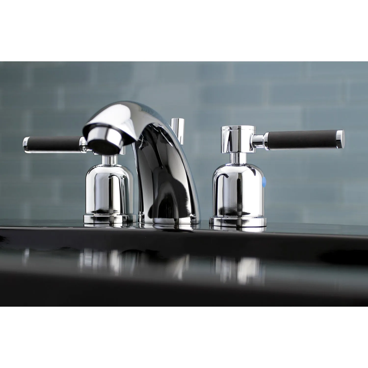 Modern Mini-Widespread Bathroom Faucet