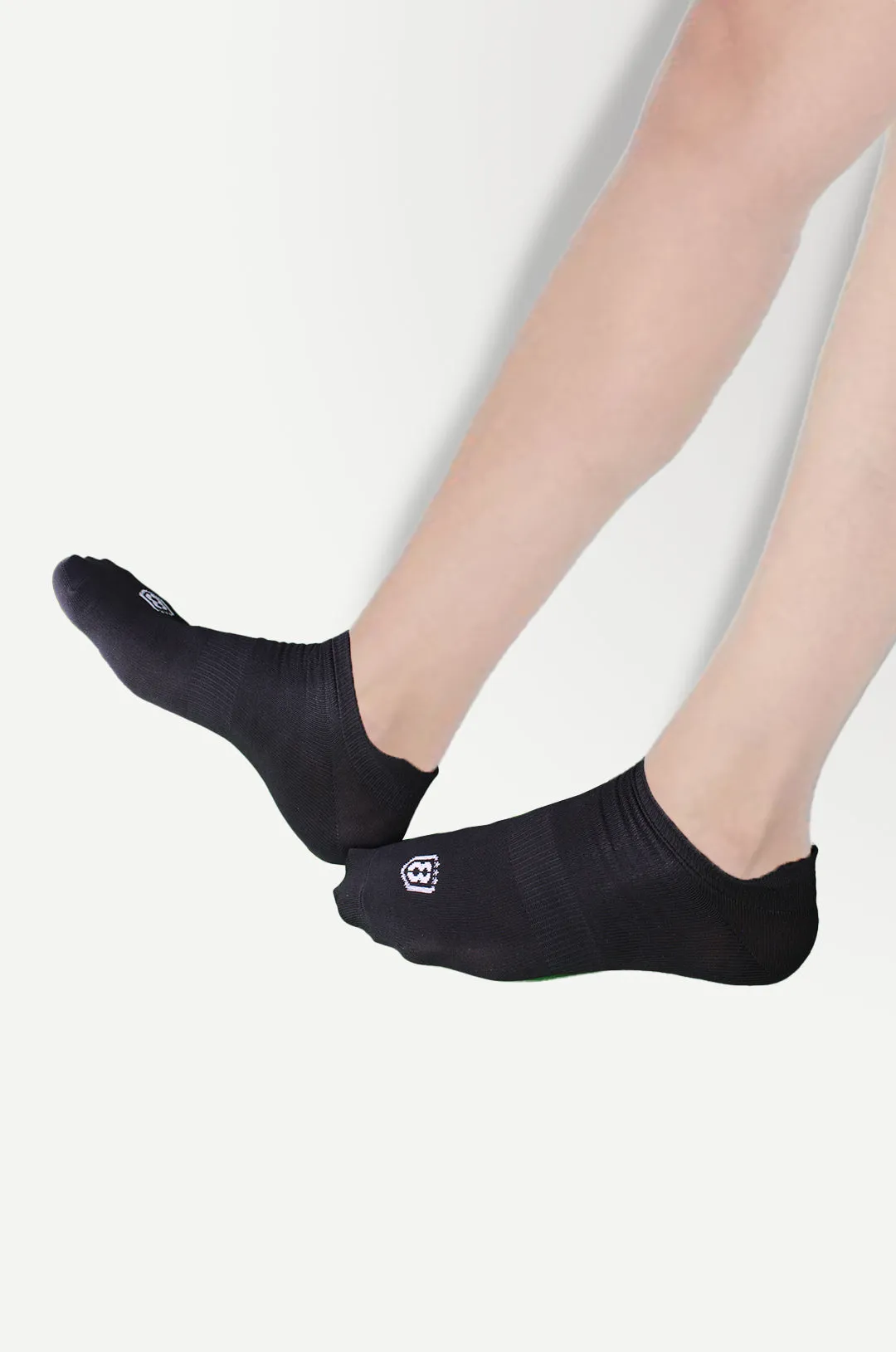 Nylon Low Ankle Socks With Rubber Grip Set