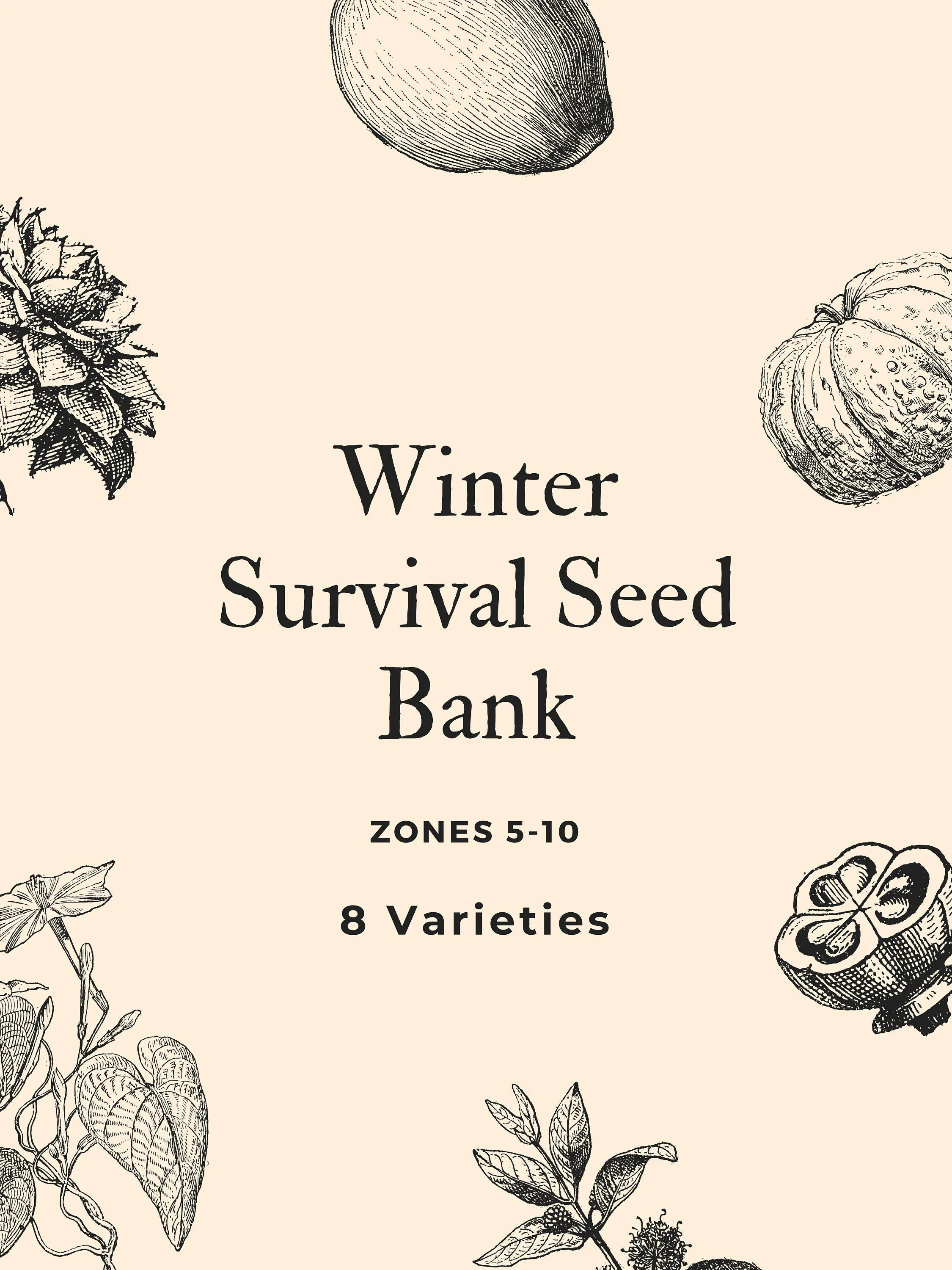 Organic Winter Survival Seed Bank