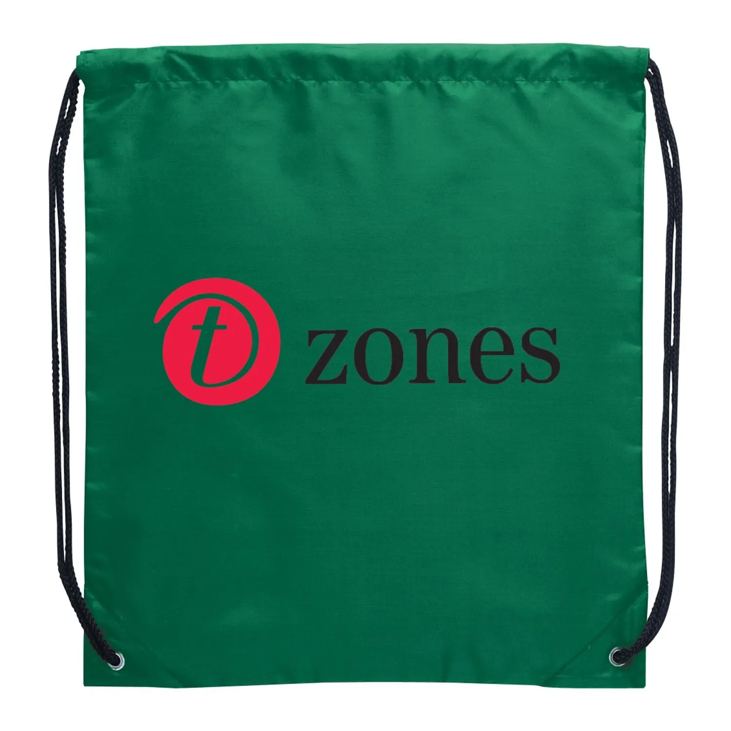 Oriole Polyester Drawstring Bag - Green