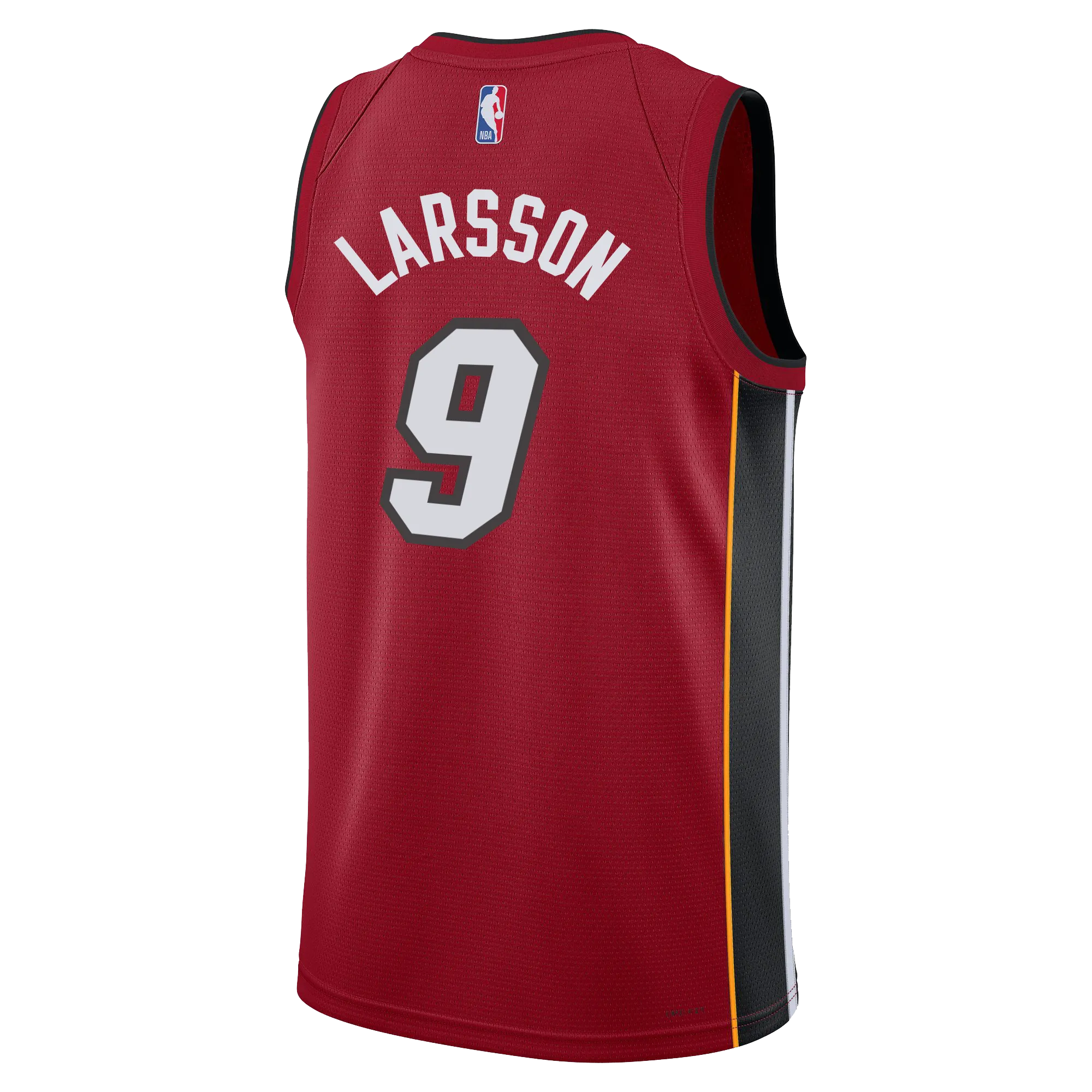 Pelle Larsson Nike Jordan Brand Miami HEAT Statement Red Swingman Youth Jersey