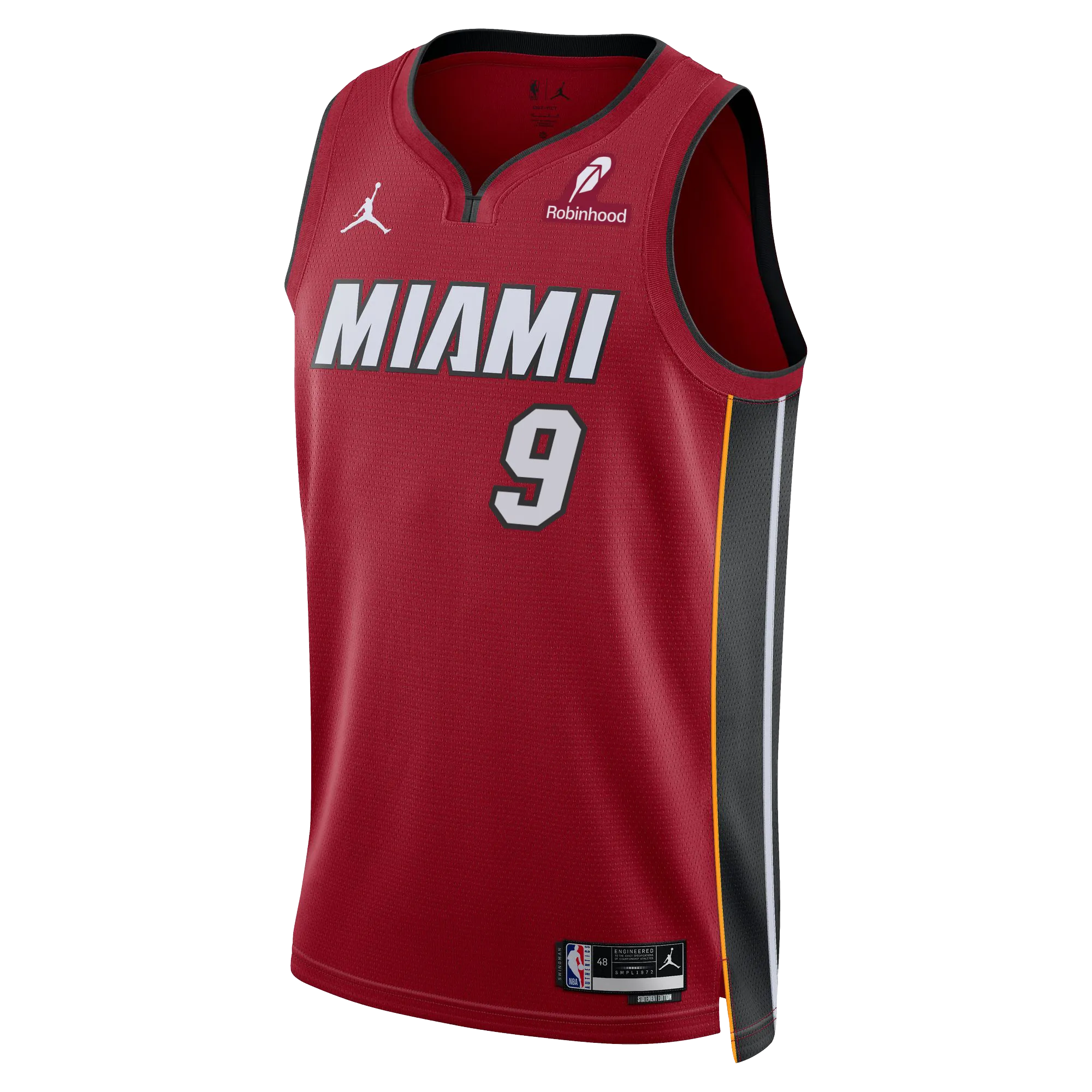 Pelle Larsson Nike Jordan Brand Miami HEAT Statement Red Swingman Youth Jersey