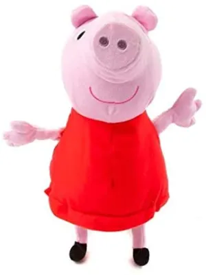 Peppa Pig Plush Backpack Pink Red