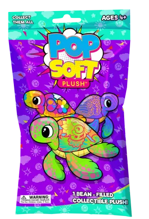 Pop Art Soft Fuchsia Turtle Mystery Mini 12Pc