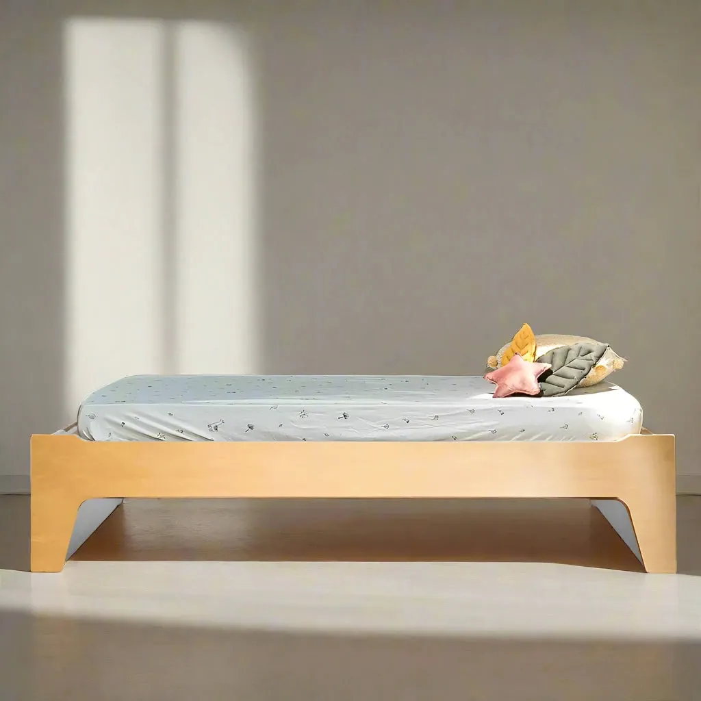 Reversible Montessori Bed for Toddlers/Wooden Bed for Kids By Miza