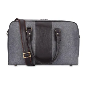 The Clownfish Romulus series 24 liters Polyester Travel Duffle Bag Men Travel Duffel Bag Luggage Daffel Bags Air Bags Luggage Bag Travelling Bag Truffle Bags (Slate Grey)