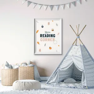 The Reading Corner Scandi Nursery Print