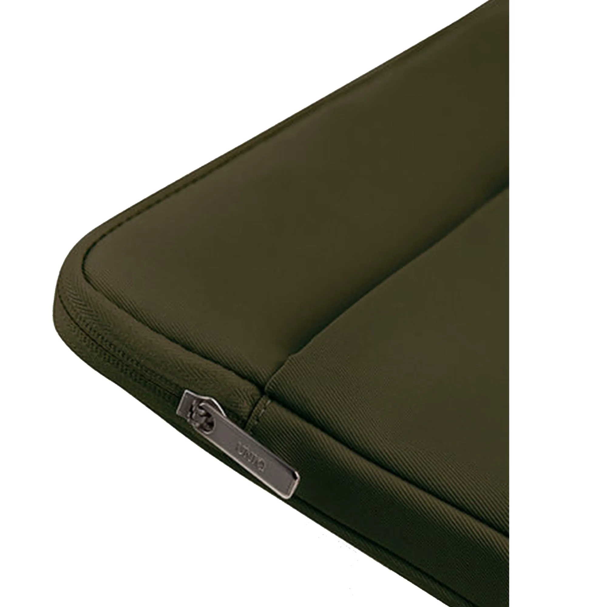 UNIQ Bergen Protective Nylon Laptop Sleeve for MacBook and Laptops Up to 14" - Olive Green ( Barcode: 8886463680698 )