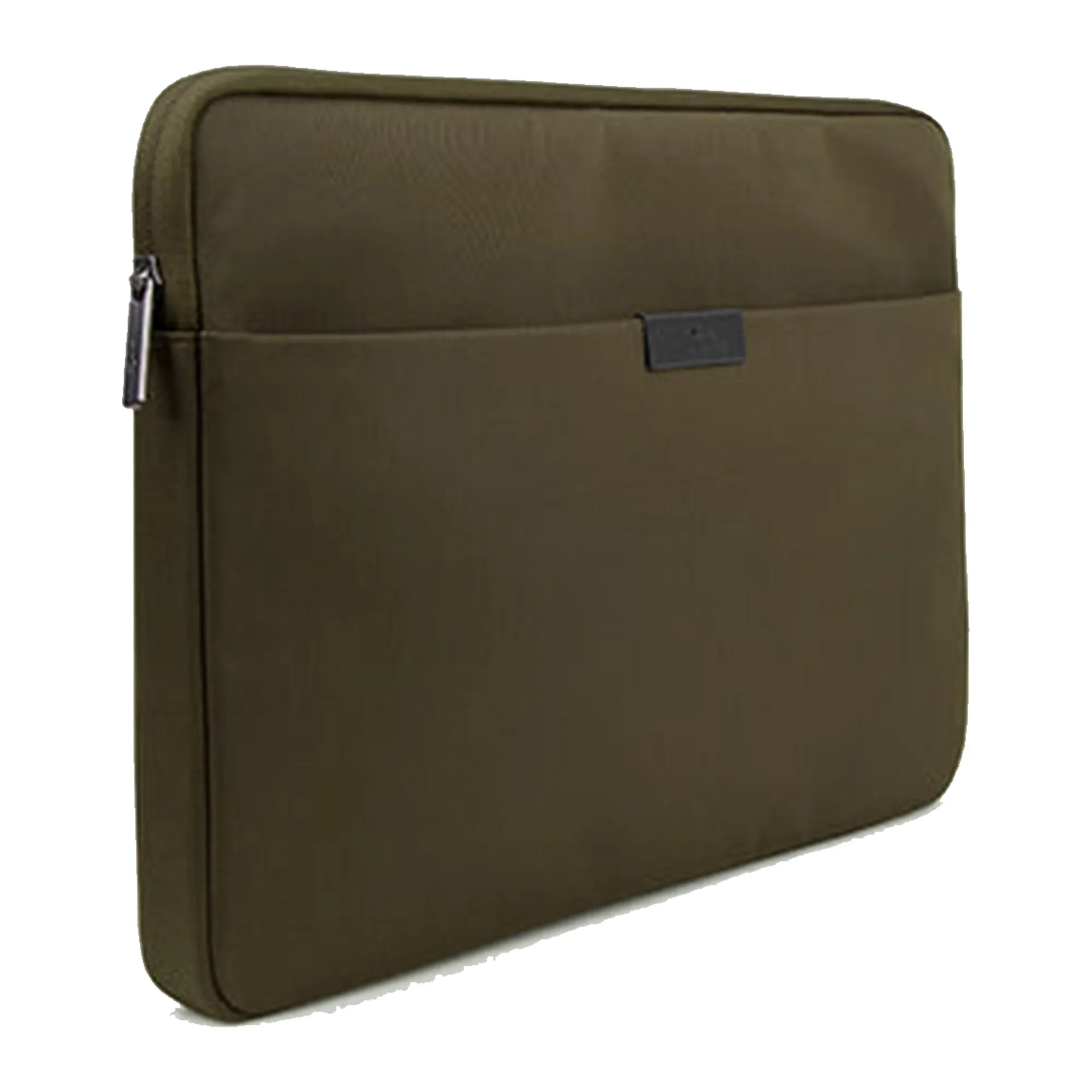 UNIQ Bergen Protective Nylon Laptop Sleeve for MacBook and Laptops Up to 14" - Olive Green ( Barcode: 8886463680698 )