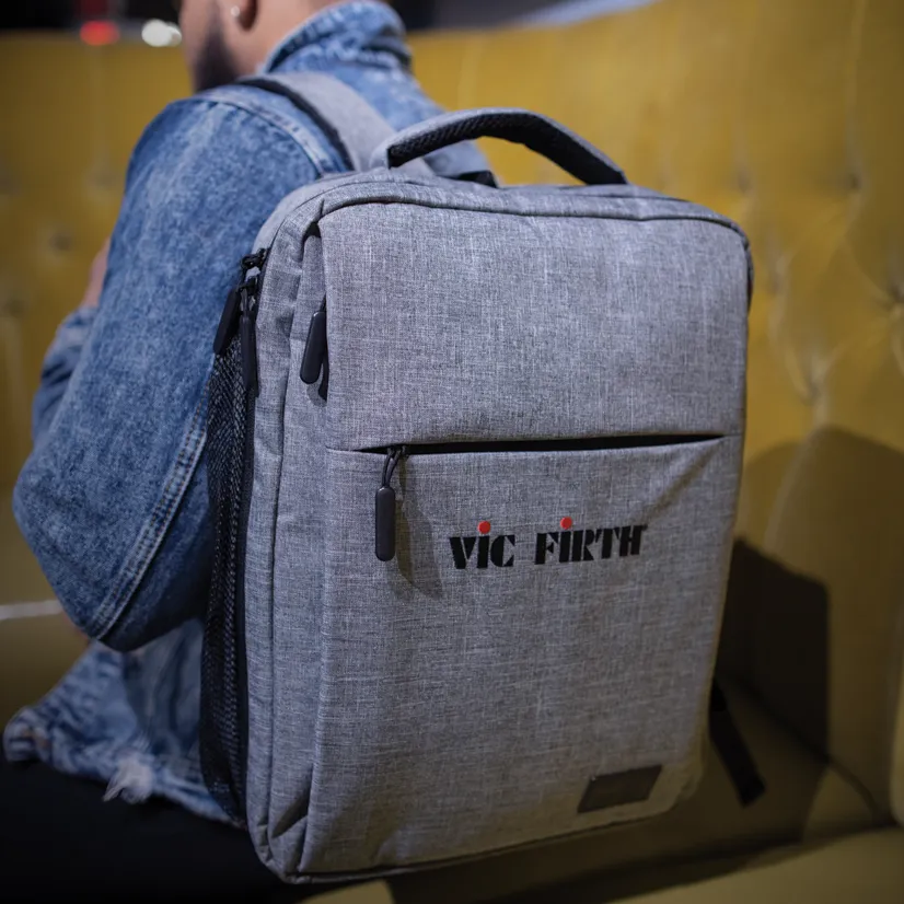 Vic Firth Gray Travel Backpack