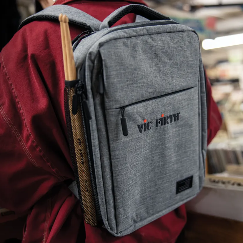 Vic Firth Gray Travel Backpack