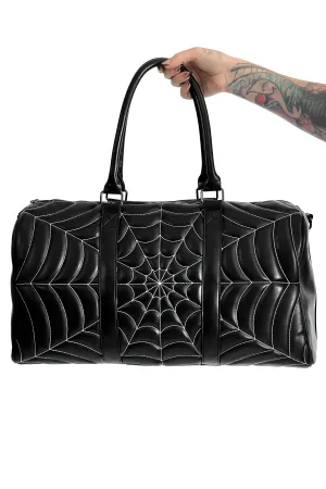 Web Weekender Bag - Black/White