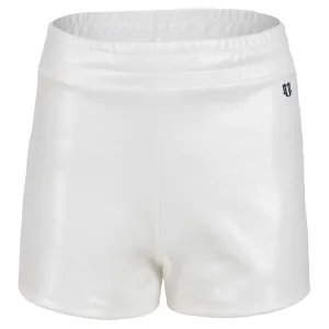 Women's Star Traveler Tennis Short White Foiled Neoprene