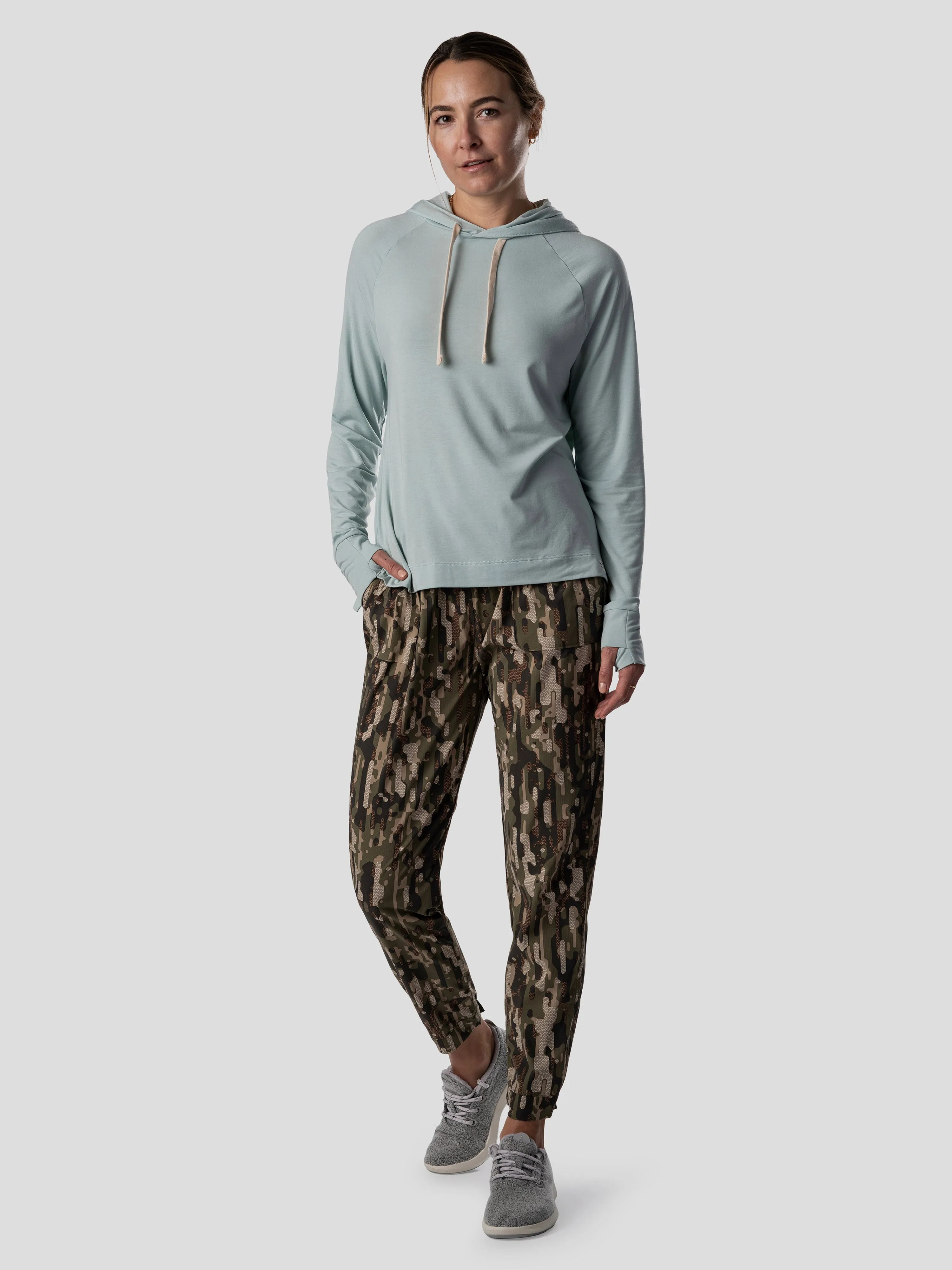 W's Airflow Windshell Jogger - Woodland