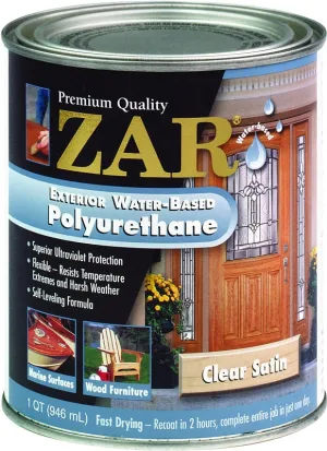 ZAR 32712 Polyurethane, Liquid, Amber, 1 qt, Can :QUART: QUANTITY: 1